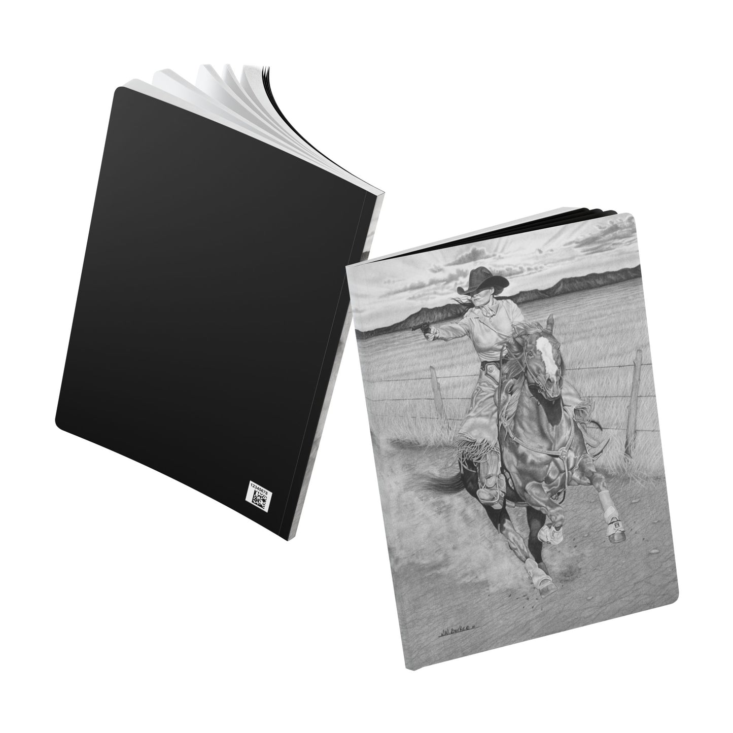 Softcover Journal, Notebook for Writing, Artistic Gift, Travel Journal, Eco-Friendly Stationery, Unique Artwork