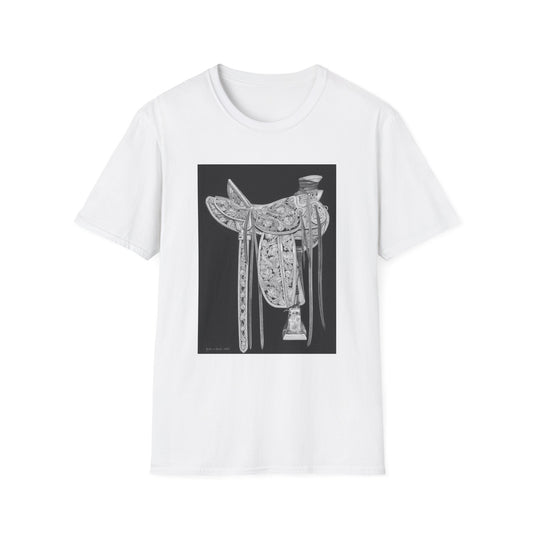"New Saddle"  Western Art T-Shirt