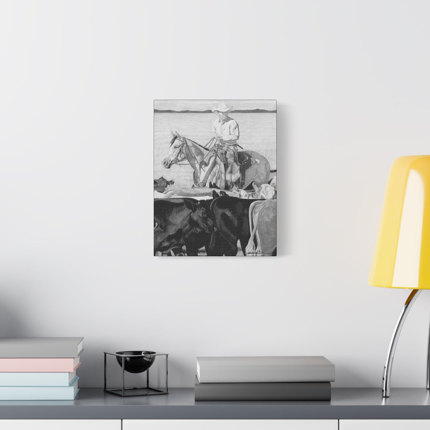 western art on canvas, home decor