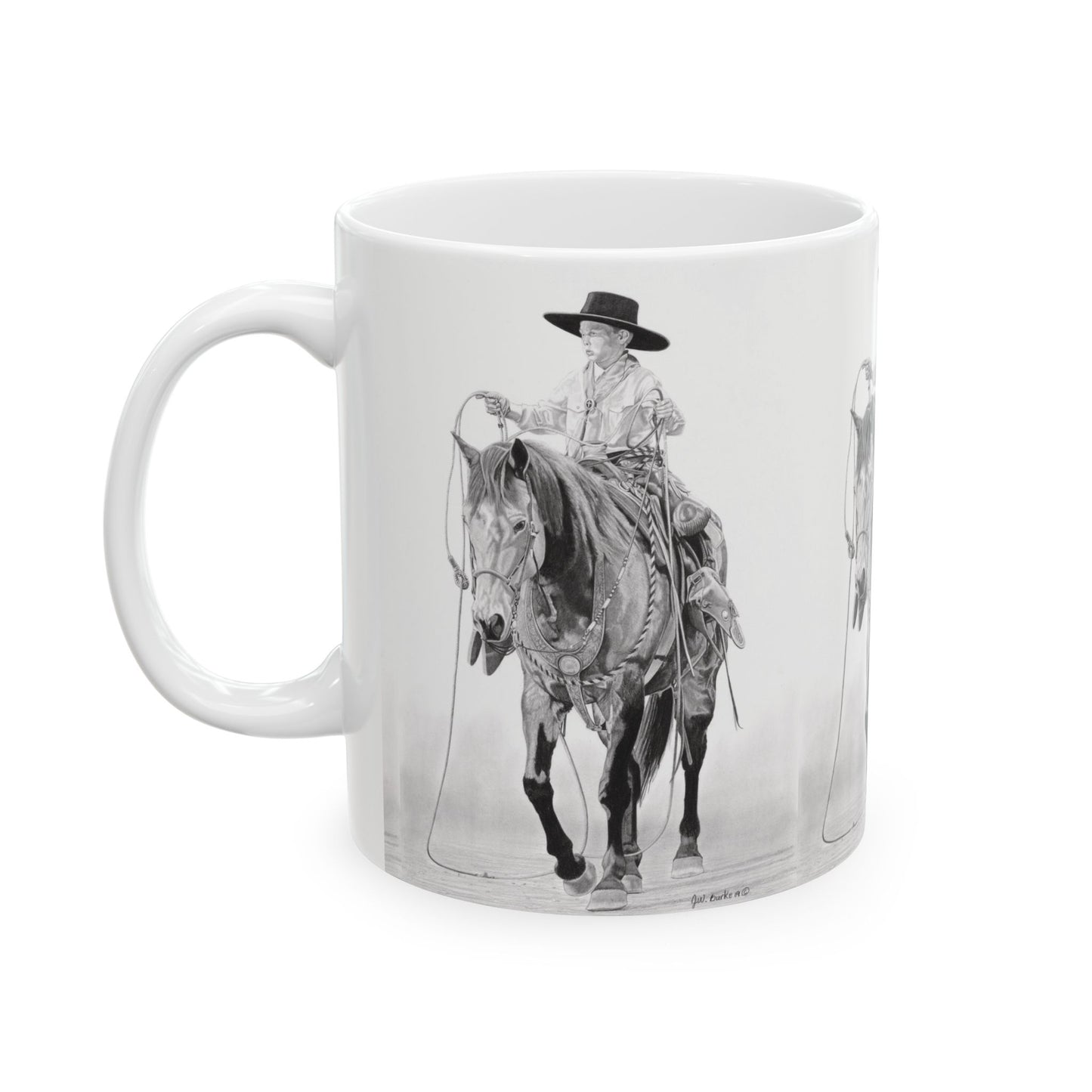 coffee mug, western style