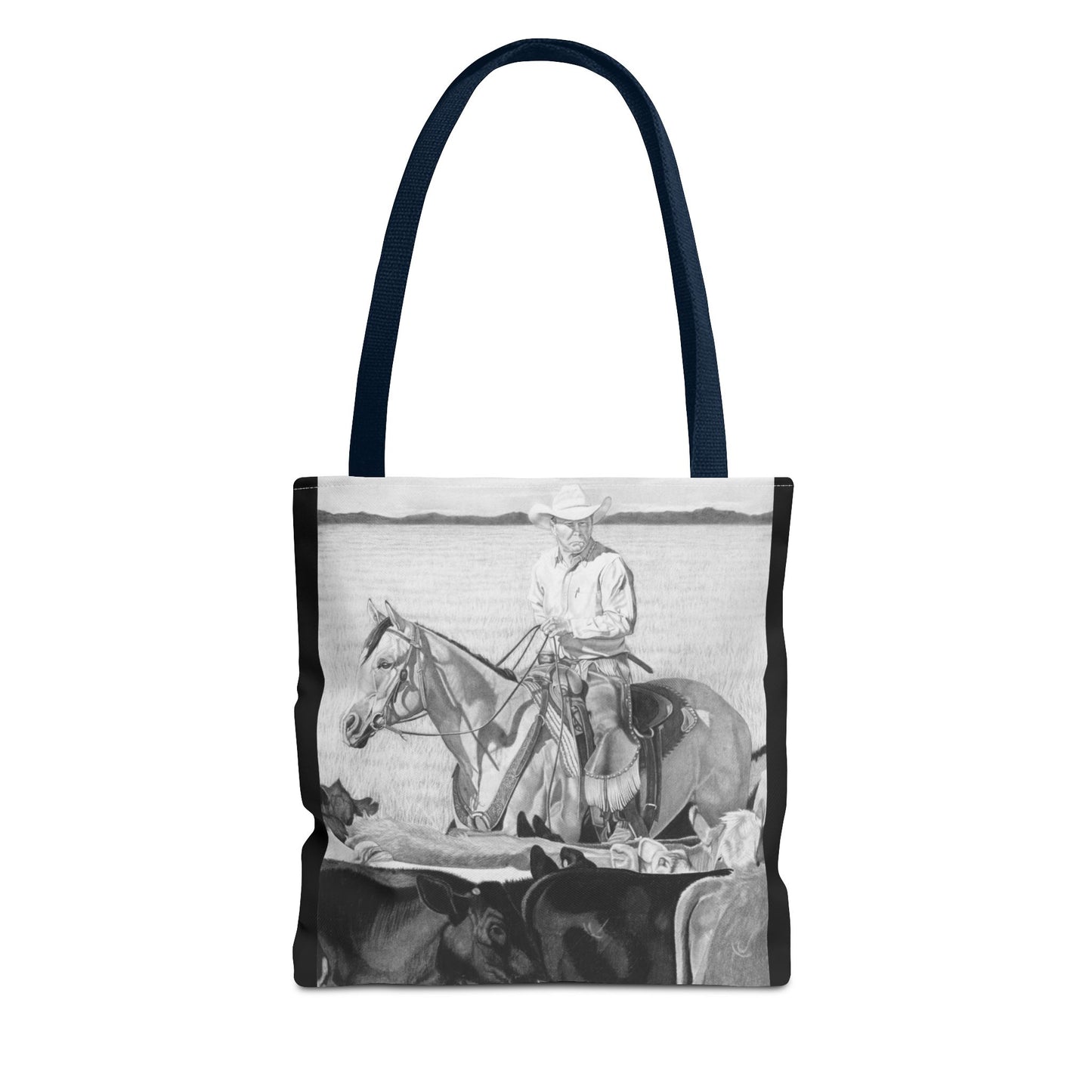 Tote Bag, Western Style Shopping Tote, Equestrian Gift, Farmhouse Decor, Horse Lover Accessory