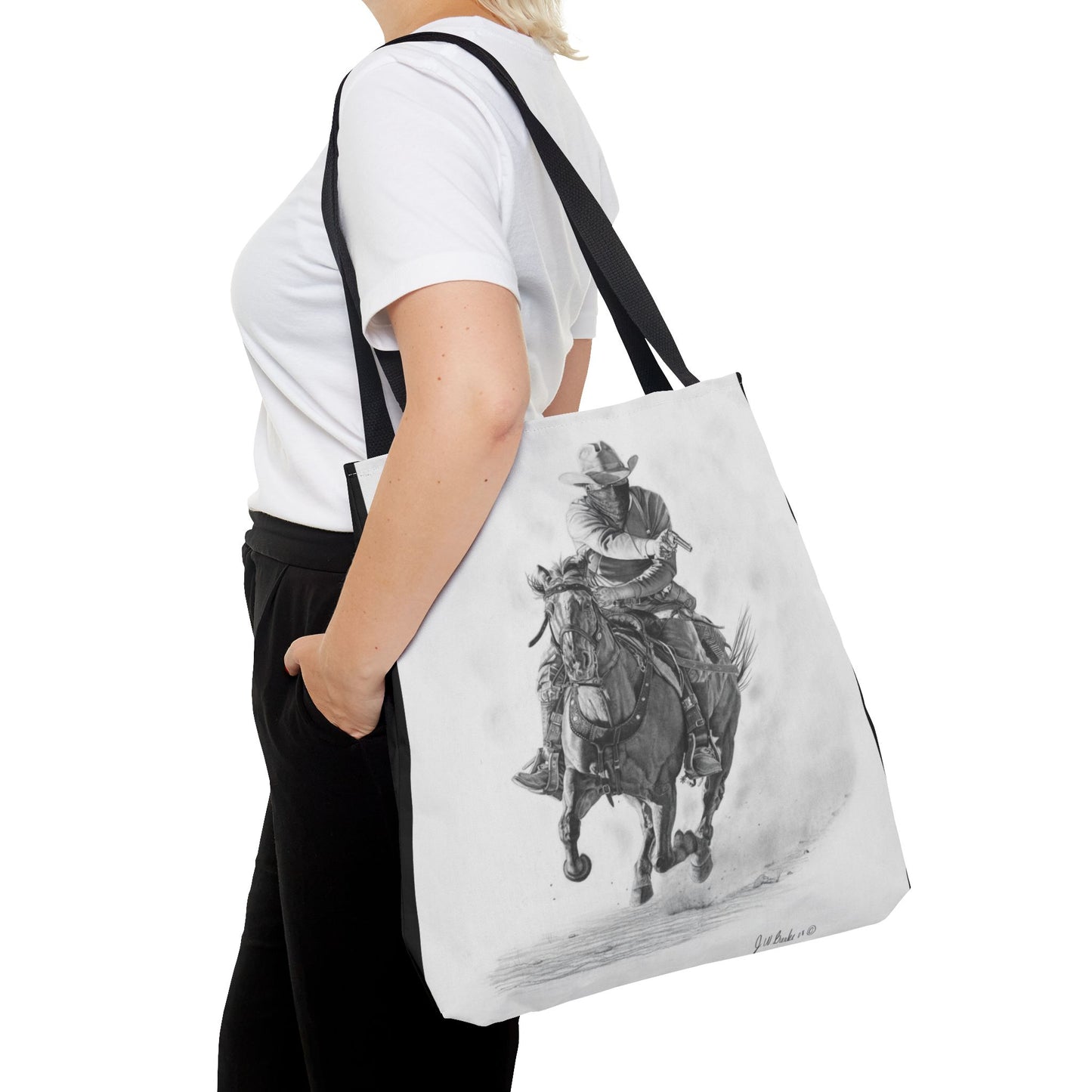 "Bandit " Tote Bag, Western Style Shopping Tote, Equestrian Gift, Farmhouse Decor, Horse Lover Accessory