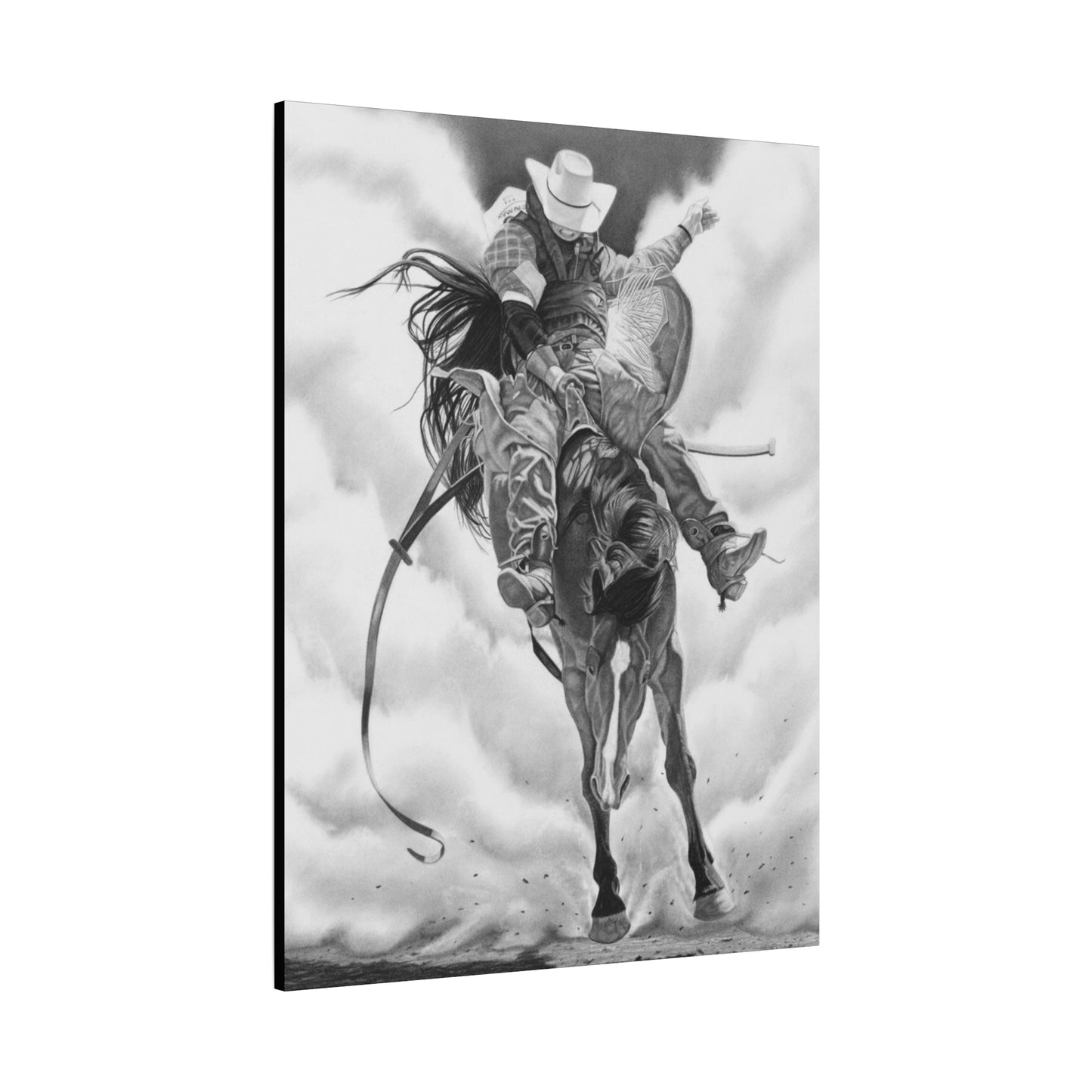 Art on canvas, western style, farmhouse