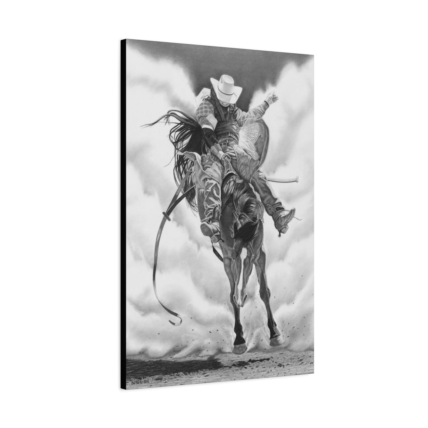 Art on canvas, western style, farmhouse