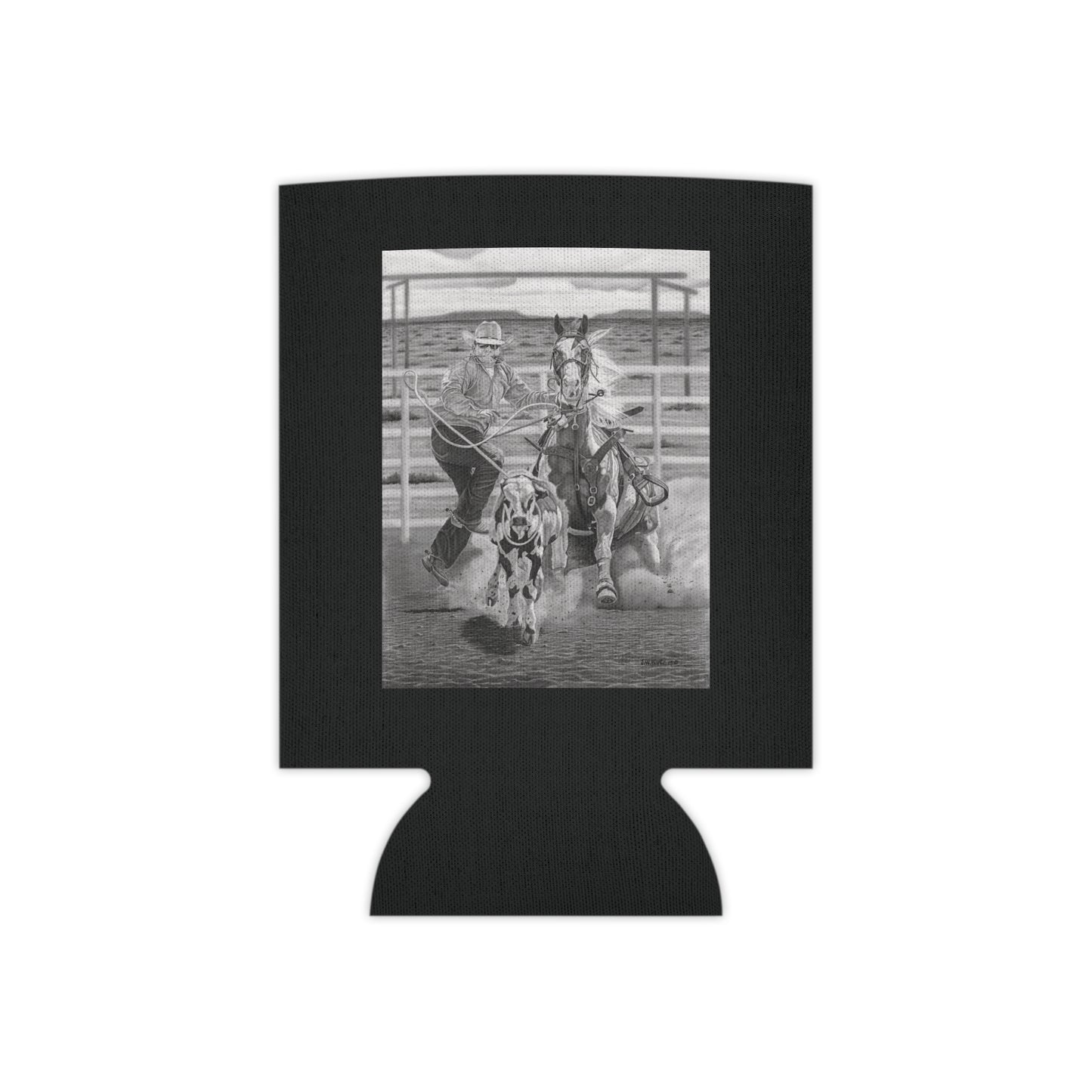 Can Cooler, Western Beverage Sleeve, Outdoor Party Gear, Country-Themed Drink Holder, Ideal for BBQs & Tailgates