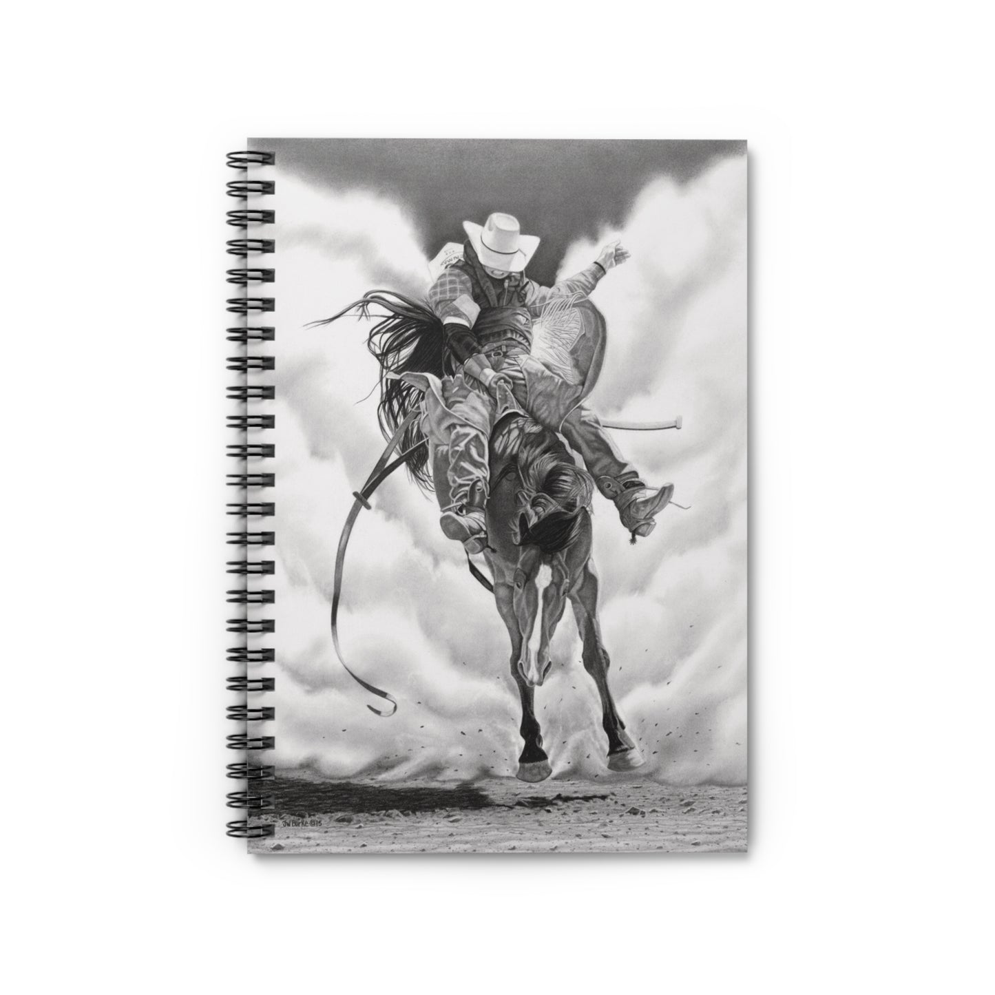 "Storm a Brewing " Espiral Notebook - Capturing the Spirit of the West, Journal for Equestrian Lovers, Western Art Gift, Cowpoke Writing Pad, [...]