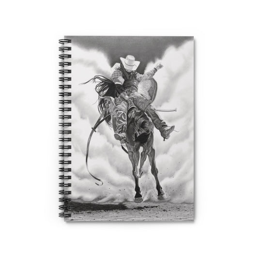 "Storm a Brewing " Espiral Notebook - Capturing the Spirit of the West, Journal for Equestrian Lovers, Western Art Gift, Cowpoke Writing Pad, [...]