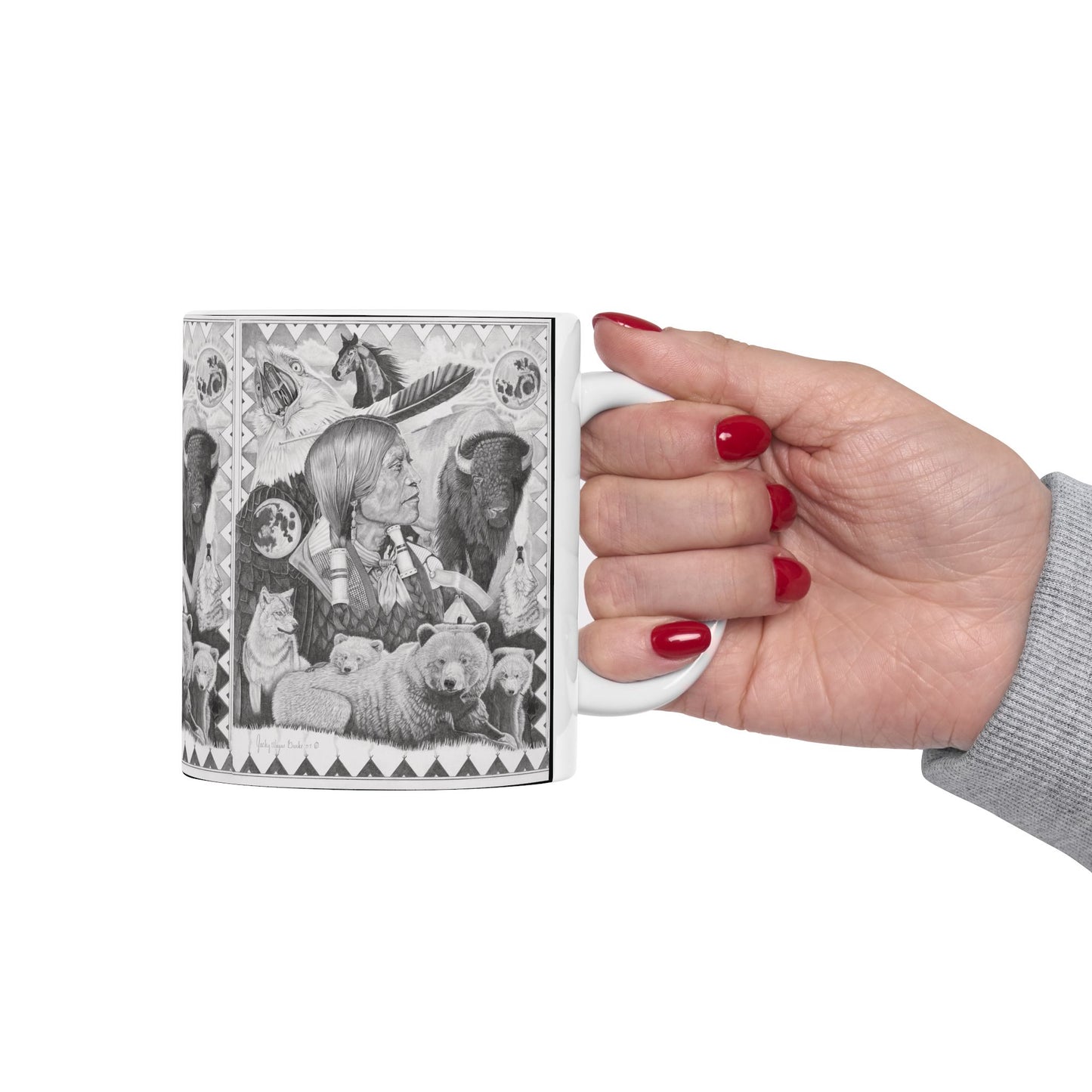 Coffee Mug, western style