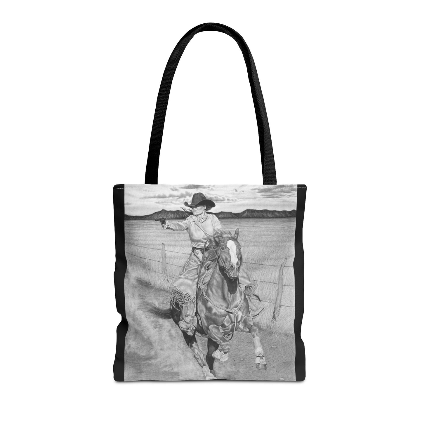 "Dangerous and Beutiful " Western Style Shopping Tote, Equestrian Gift, Farmhouse Decor, Horse Lover Accessory