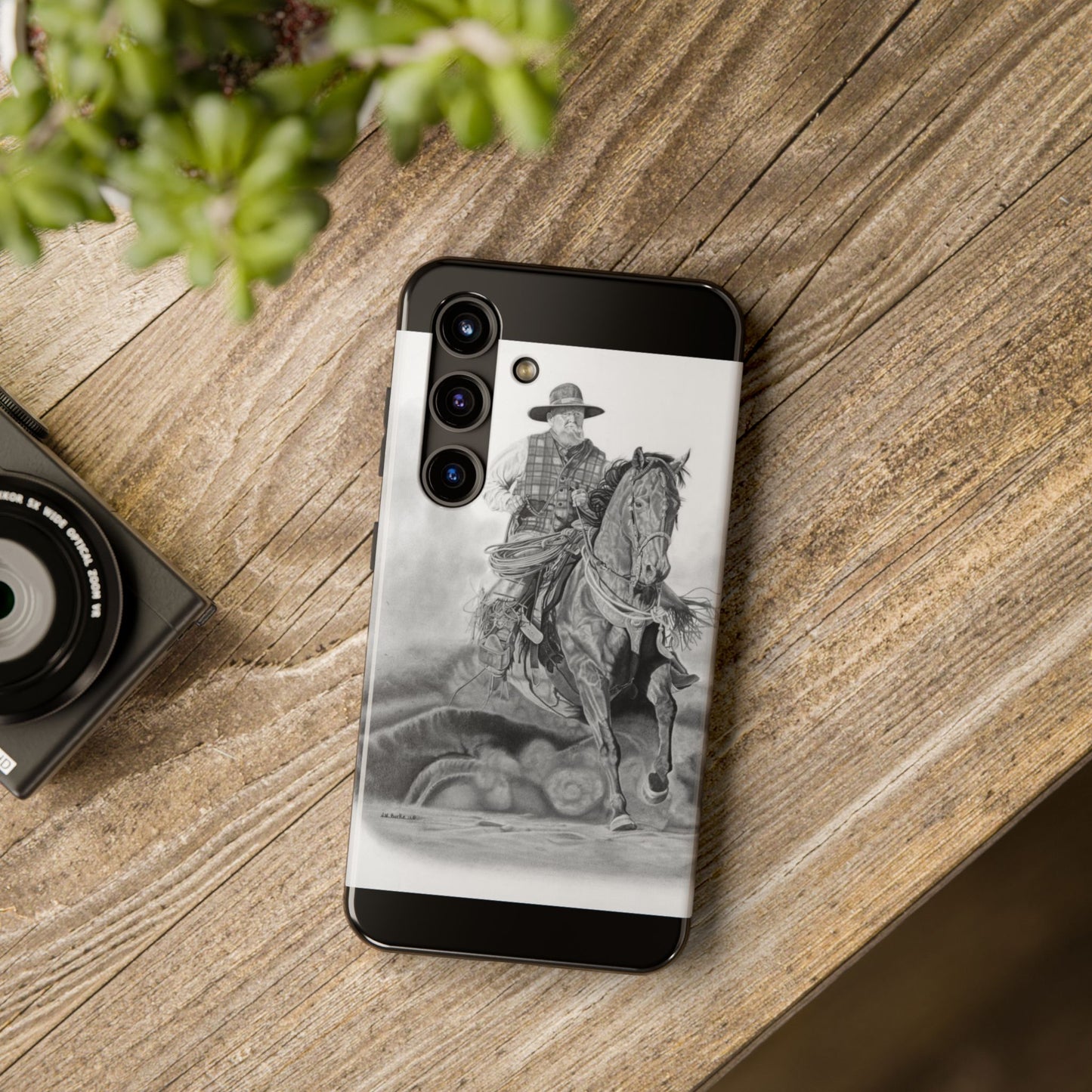 Phone Cases, Cowboy Design, Tough Protection, Gift for Him, Ranch Decor, Durable Style