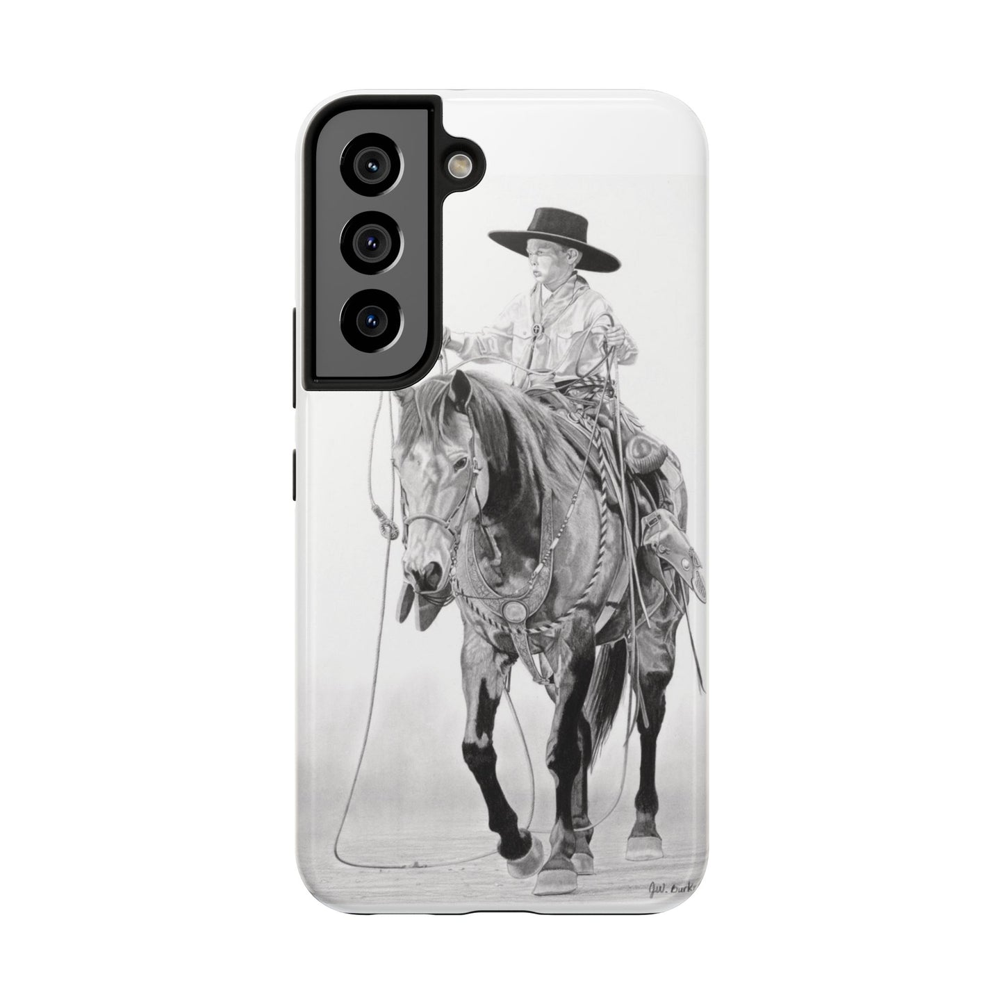 Phone Cases, Cowboy Design, Tough Protection, Gift for Him, Ranch Decor, Durable Style