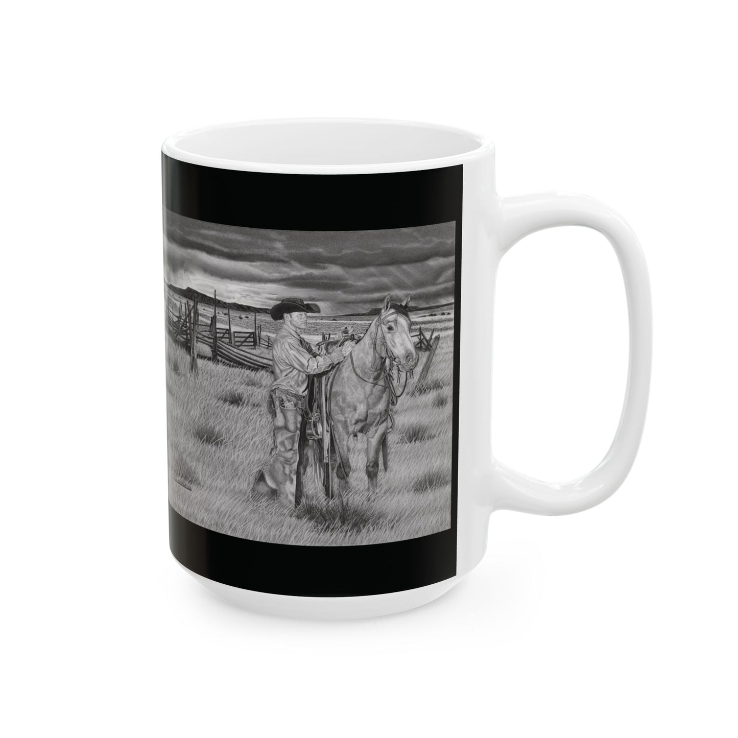 Coffee mug, western style