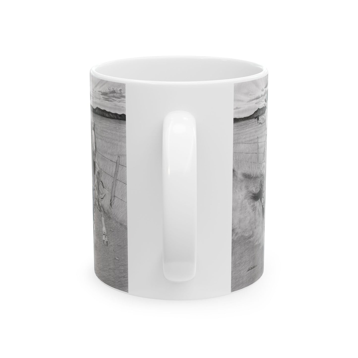 coffee mug, western style