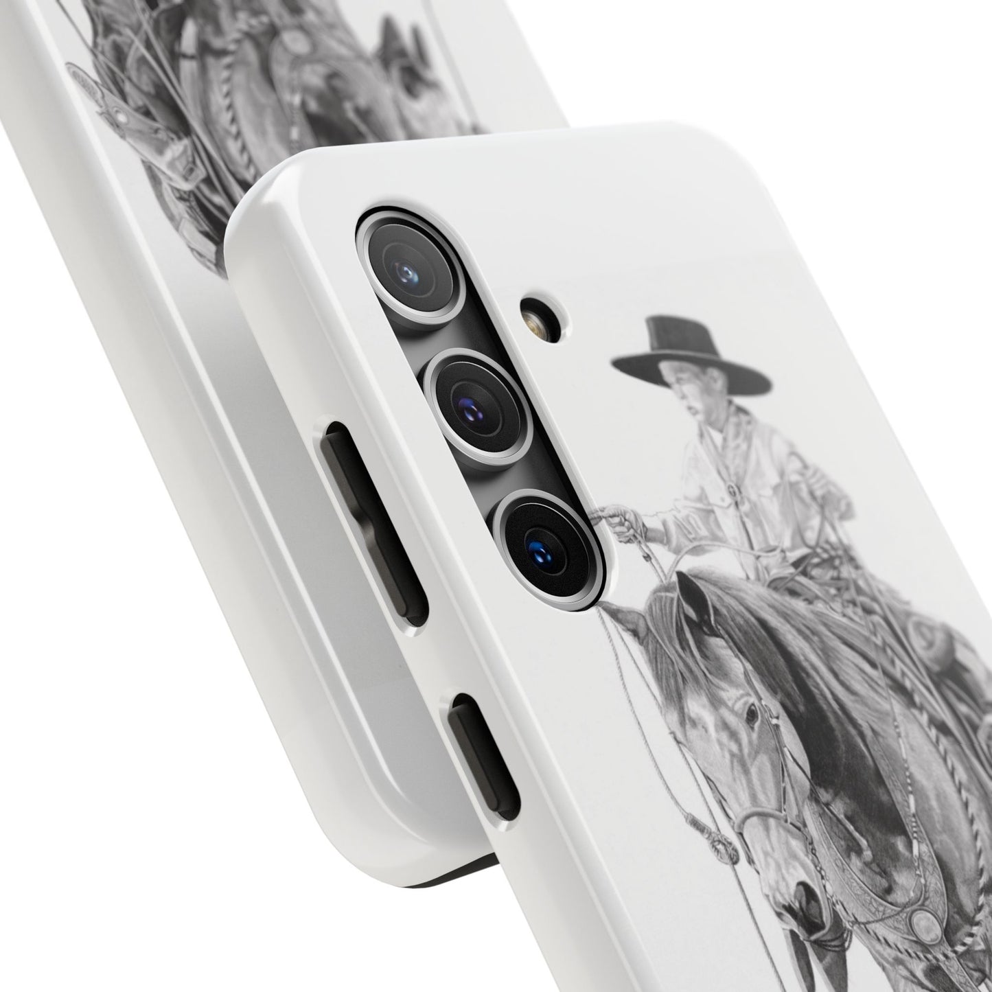 Phone Cases, Cowboy Design, Tough Protection, Gift for Him, Ranch Decor, Durable Style