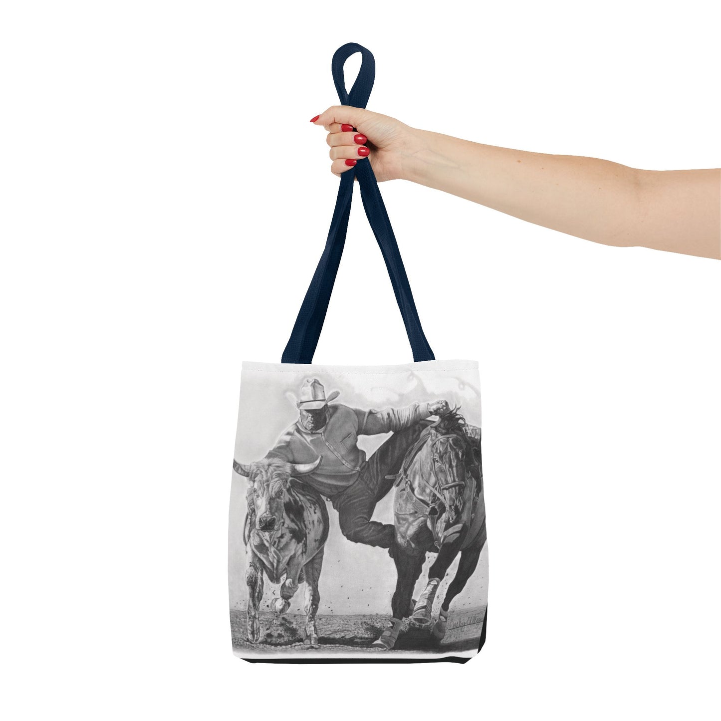 "Cowboy Life #1 " Tote Bag, Western Style Shopping Tote, Equestrian Gift, Farmhouse Decor, Horse Lover Accessory