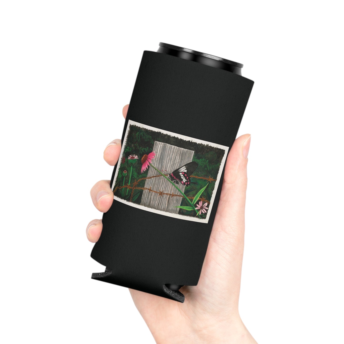 Can Cooler, Western Beverage Sleeve, Outdoor Party Gear, Country-Themed Drink Holder, Ideal for BBQs & Tailgates