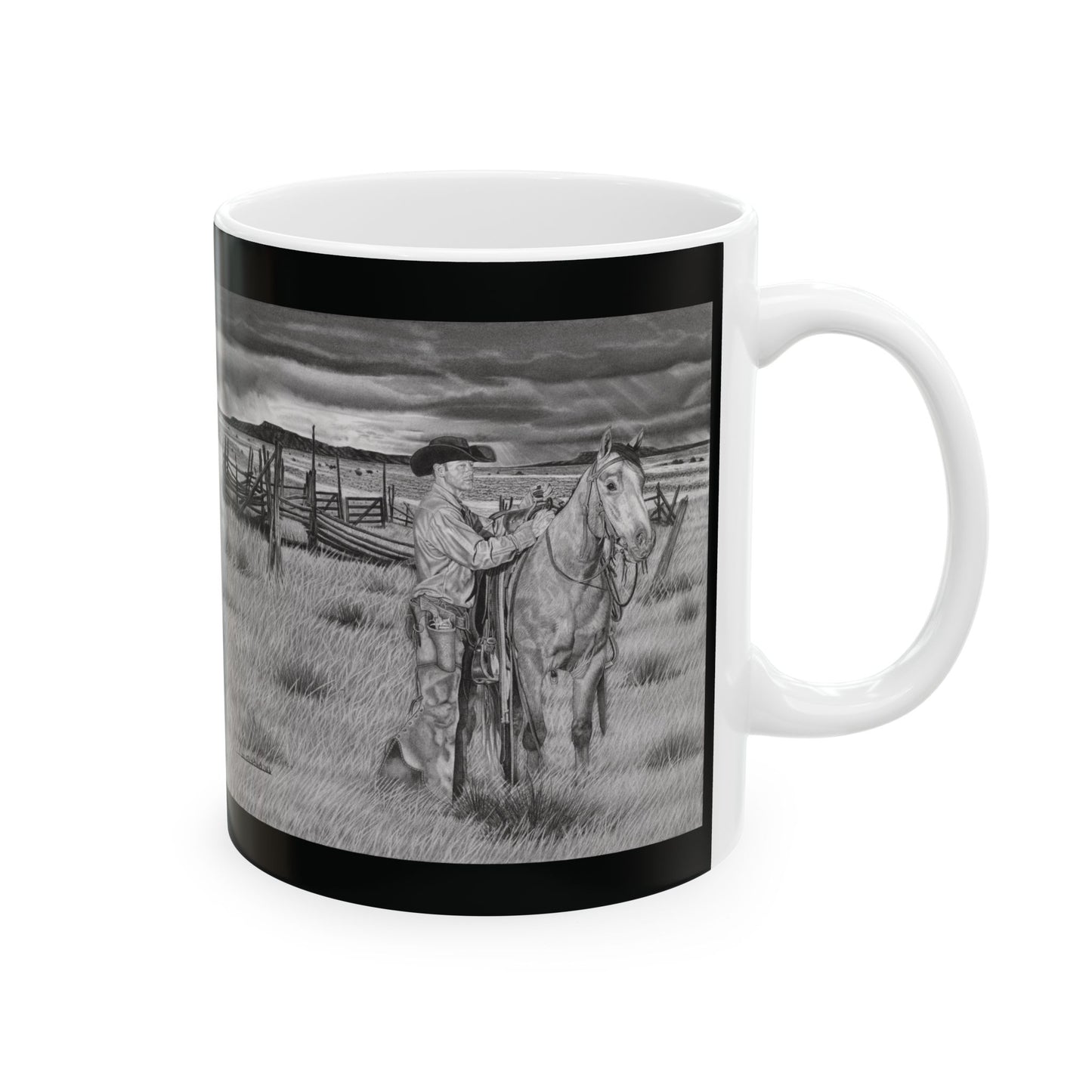 Coffee mug, western style