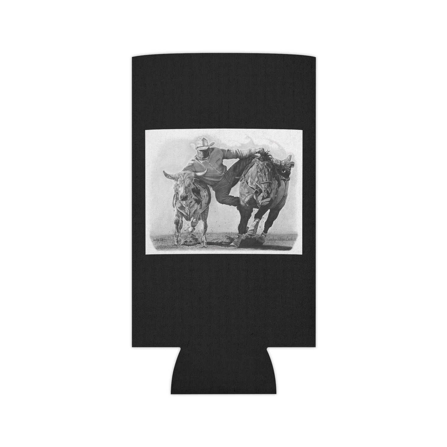 Can Cooler, Western Beverage Sleeve, Outdoor Party Gear, Country-Themed Drink Holder, Ideal for BBQs & Tailgates
