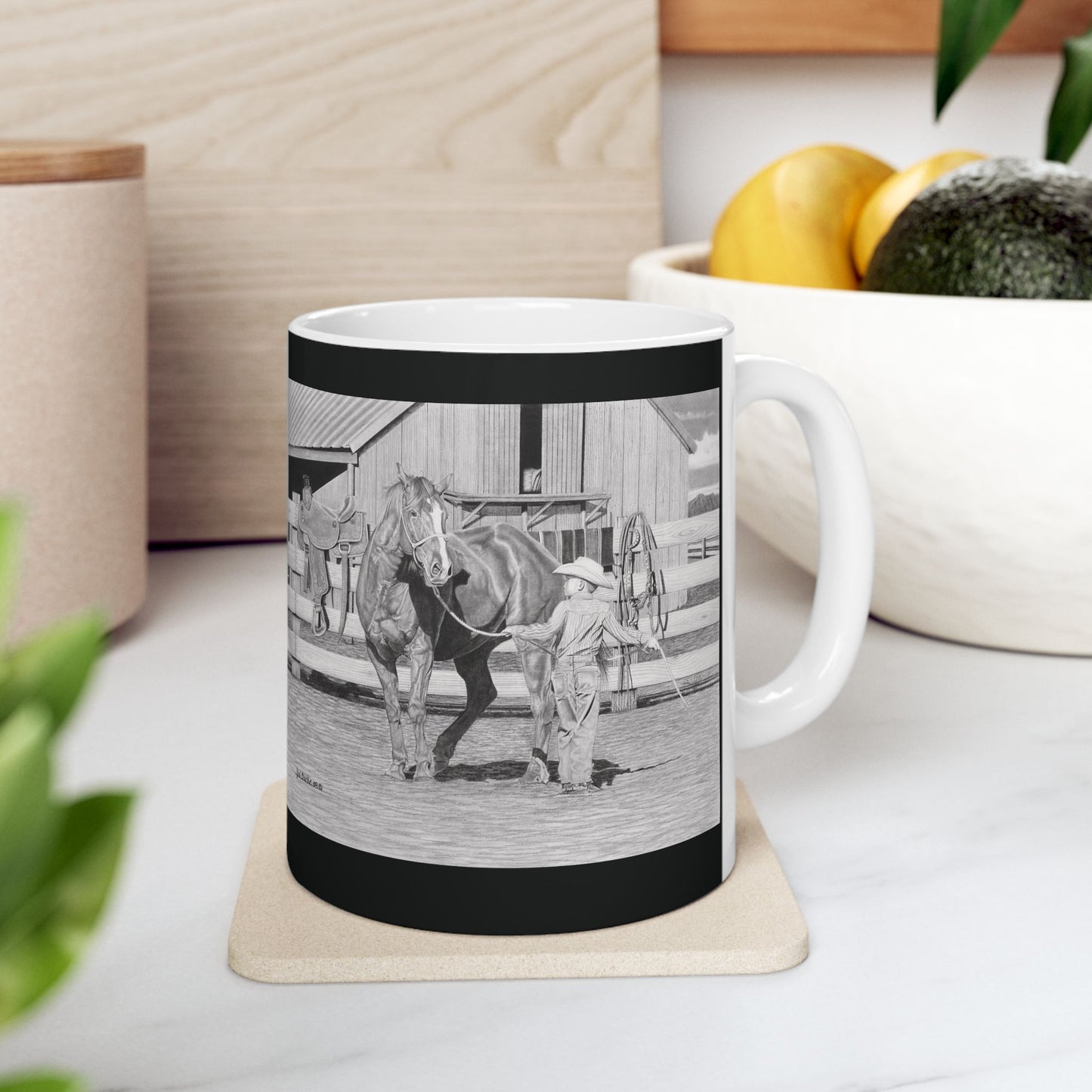 Coffee Mug, western style