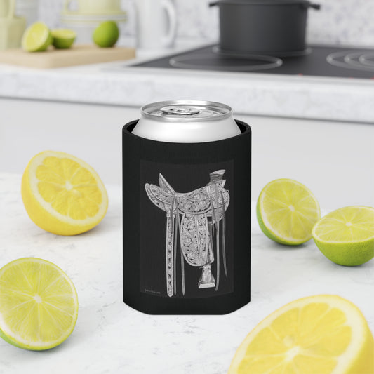 Can Cooler, Western Beverage Sleeve, Outdoor Party Gear, Country-Themed Drink Holder, Ideal for BBQs & Tailgates