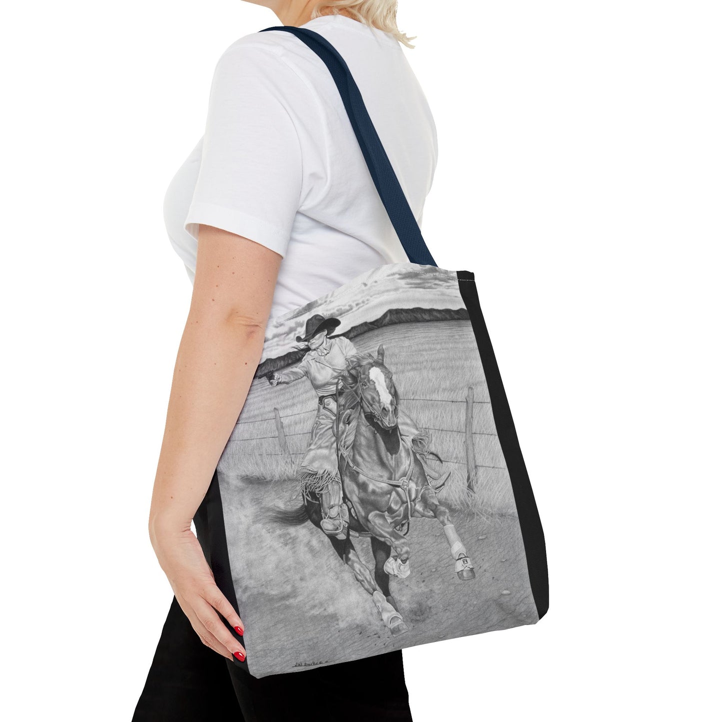 "Dangerous and Beutiful " Western Style Shopping Tote, Equestrian Gift, Farmhouse Decor, Horse Lover Accessory
