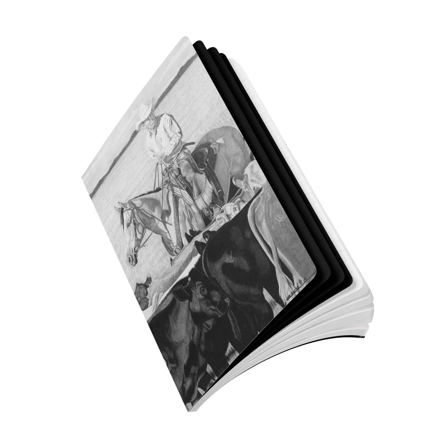 Softcover Journal, Notebook for Writing, Artistic Gift, Travel Journal, Eco-Friendly Stationery, Unique Artwork