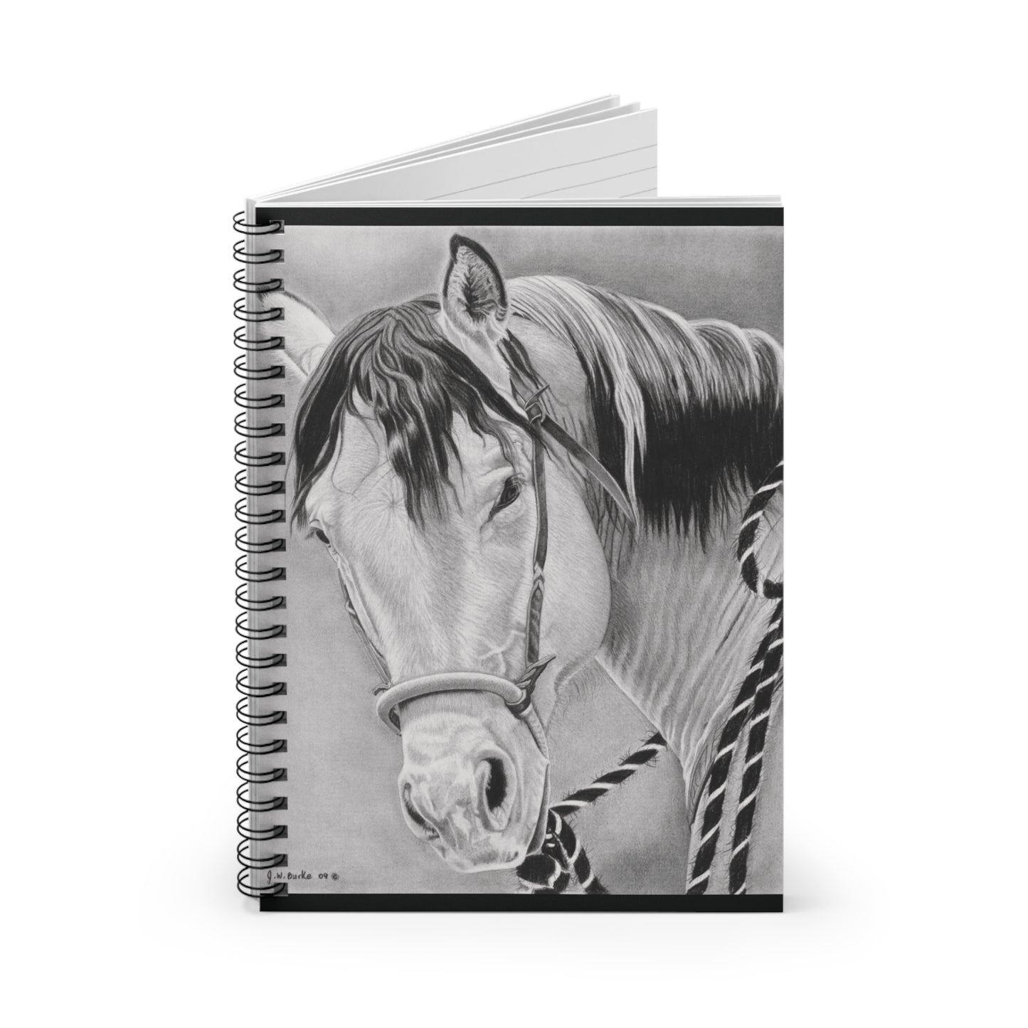 Spiral Notebook, Capturing the Spirit of the West, Journal for Equestrian Lovers, Western Art Gift, Cowpoke Writing Pad
