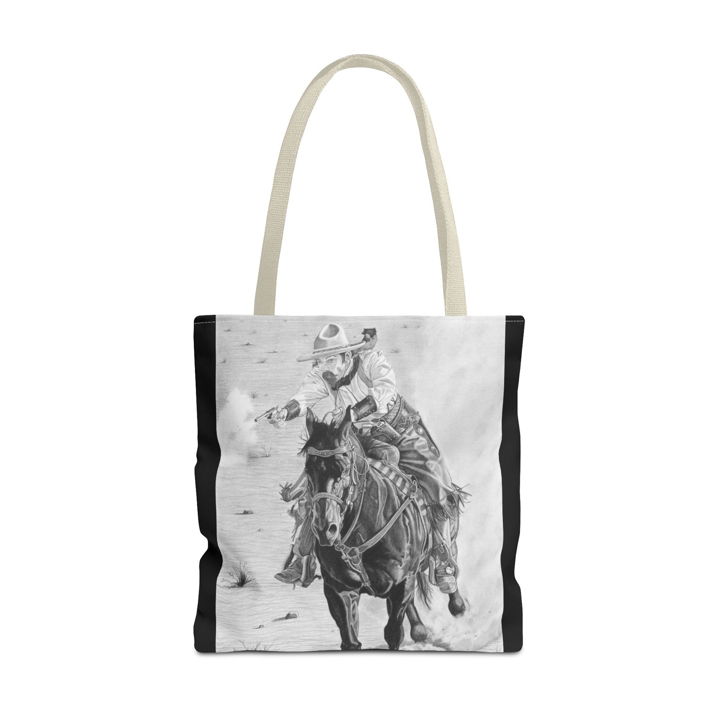 "Wild Bill Rides Again " Tote Bag, Western Style Shopping Tote, Equestrian Gift, Farmhouse Decor, Horse Lover Accessory