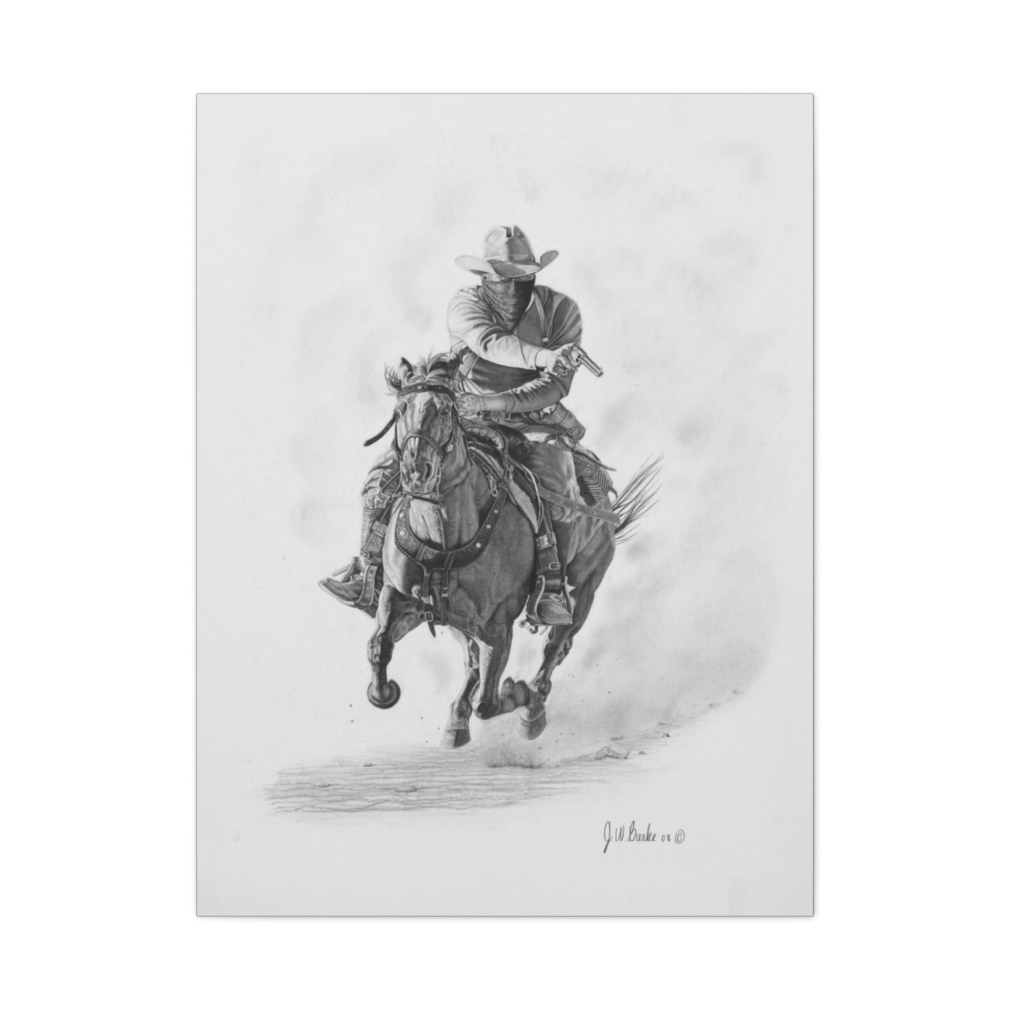 Western art on canvas