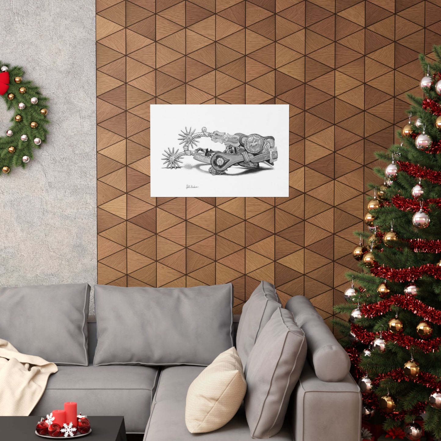 Art Print | Western Decor | Framed Wall Art, Matte Horizontal Posters, Country Home, Gift for Horse Lovers