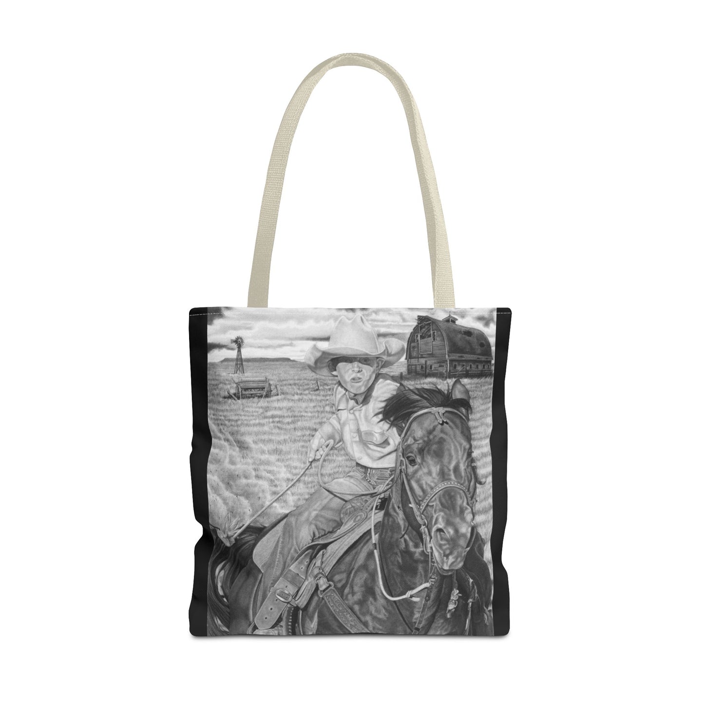 Tote Bag, Western Style Shopping Tote, Equestrian Gift, Farmhouse Decor, Horse Lover Accessory
