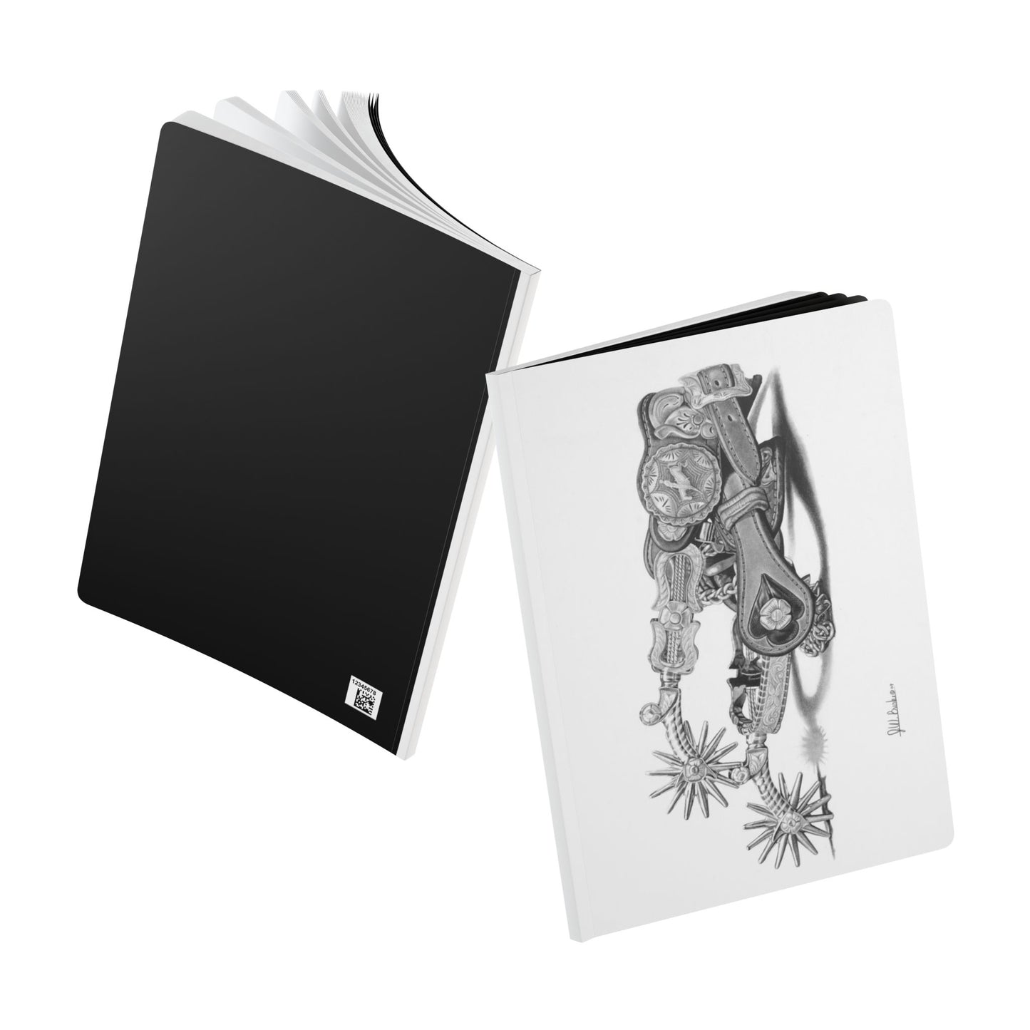 Softcover Journal, Notebook for Writing, Artistic Gift, Travel Journal, Eco-Friendly Stationery, Unique Artwork