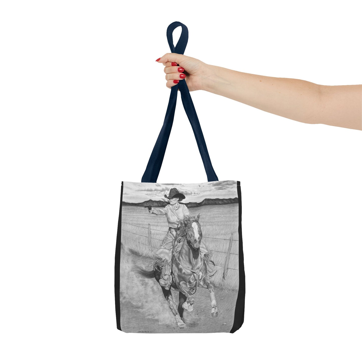 "Dangerous and Beutiful " Western Style Shopping Tote, Equestrian Gift, Farmhouse Decor, Horse Lover Accessory