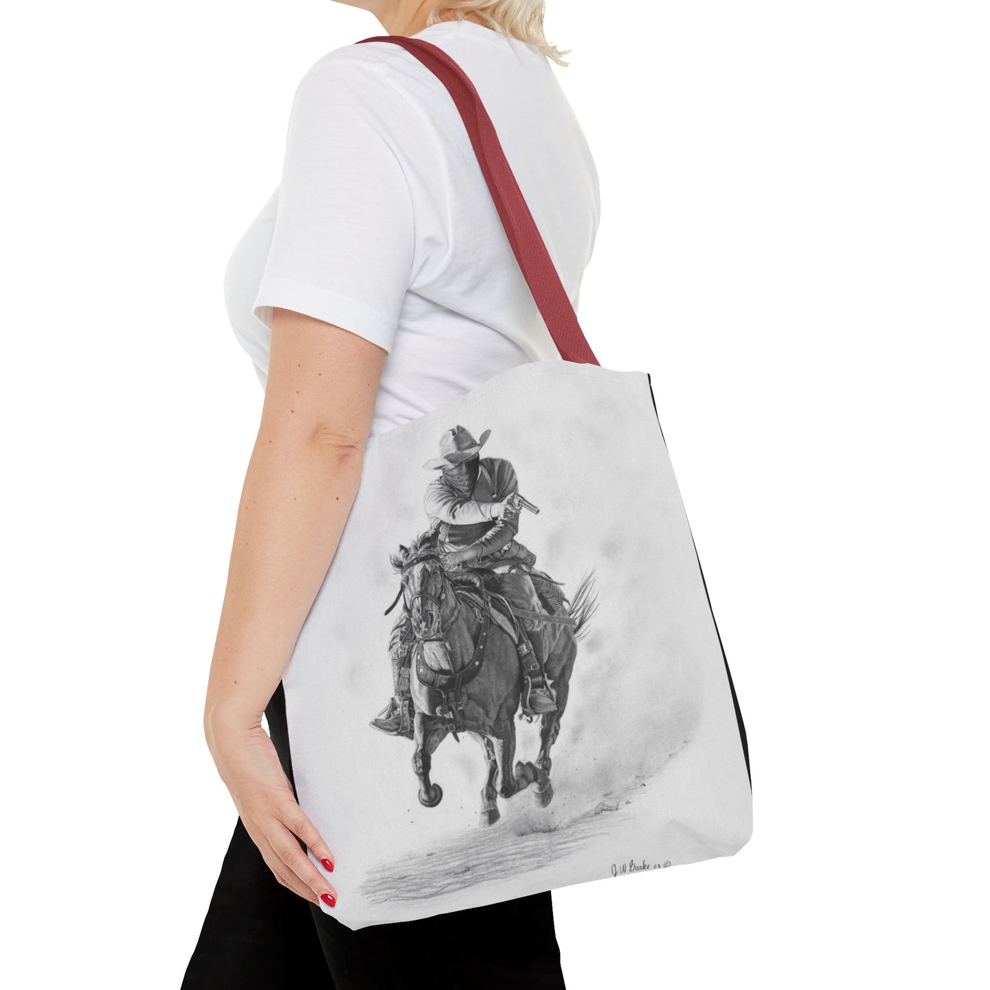 Tote Bag, Western Style Shopping Tote, Equestrian Gift, Farmhouse Decor, Horse Lover Accessory