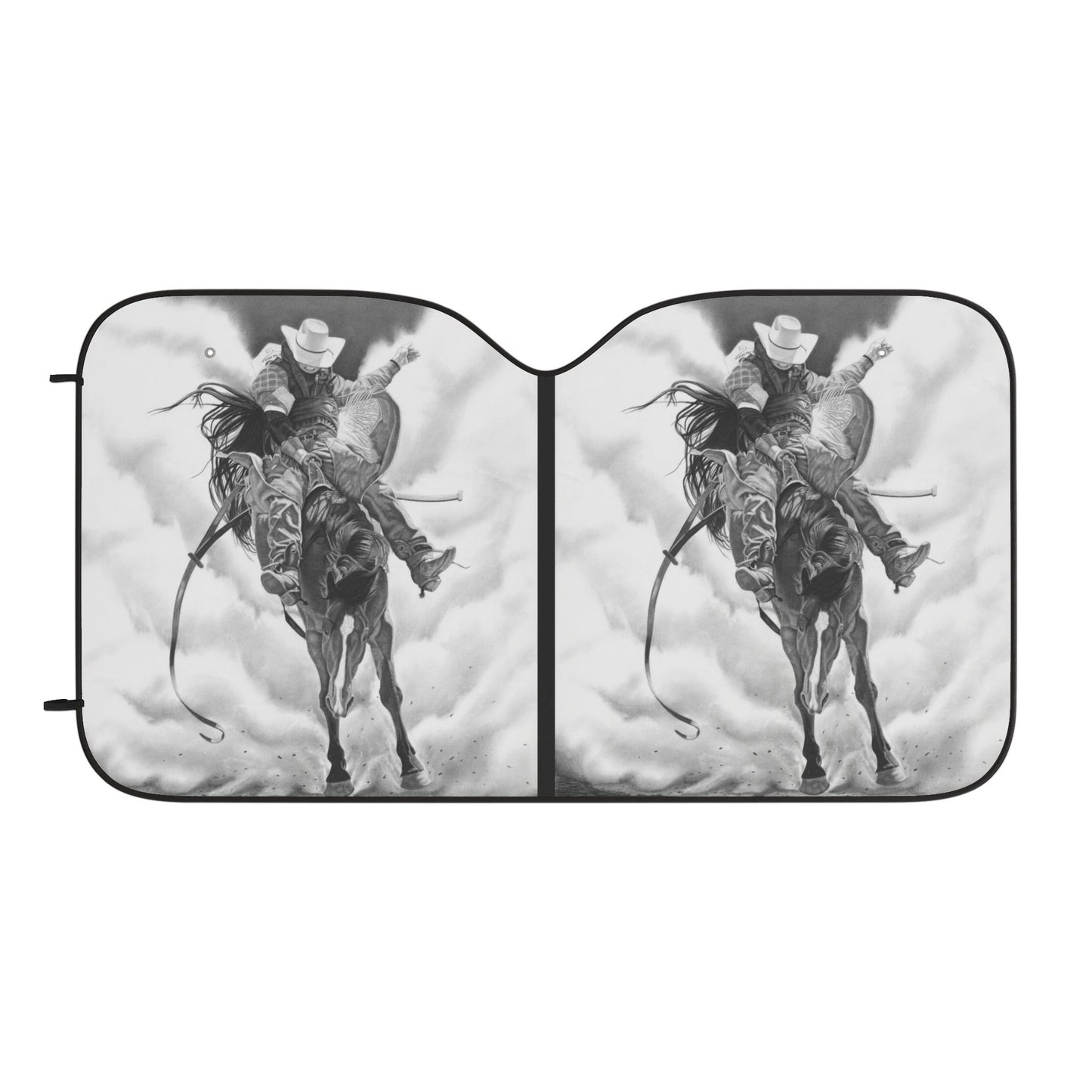 Car Sun Shade Western style, farmhouse Auto Sunshade