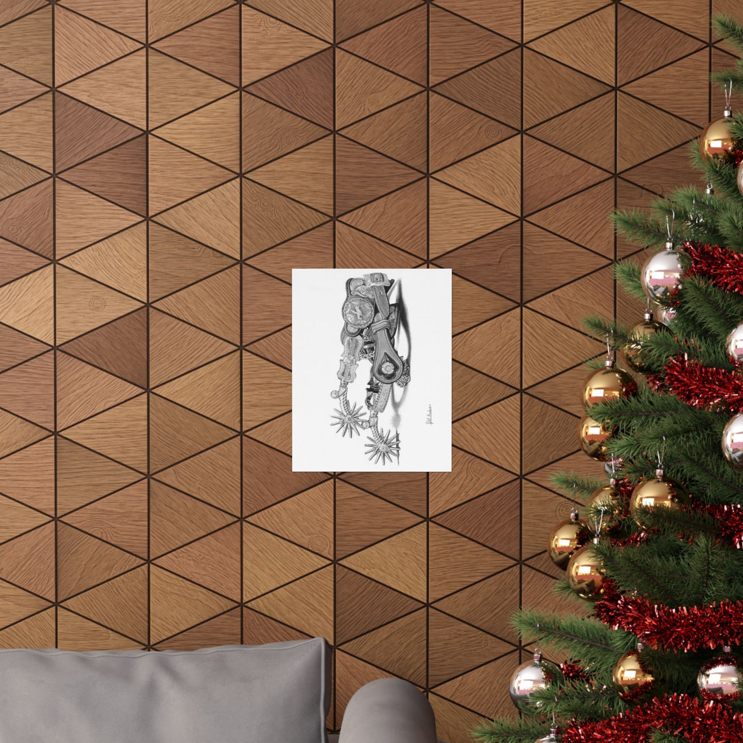 Wall Art Poster, Rustic Home Decor, Horse Lover Gift, Western Theme Art, Country Style Wall Decoration
