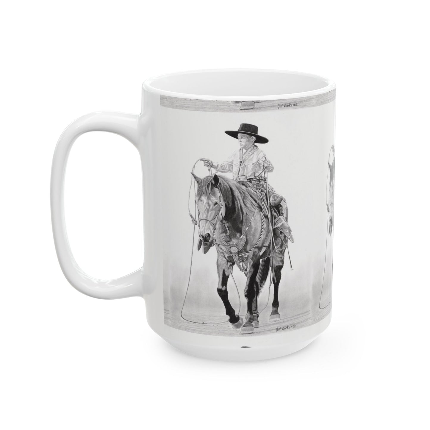 coffee mug, western style