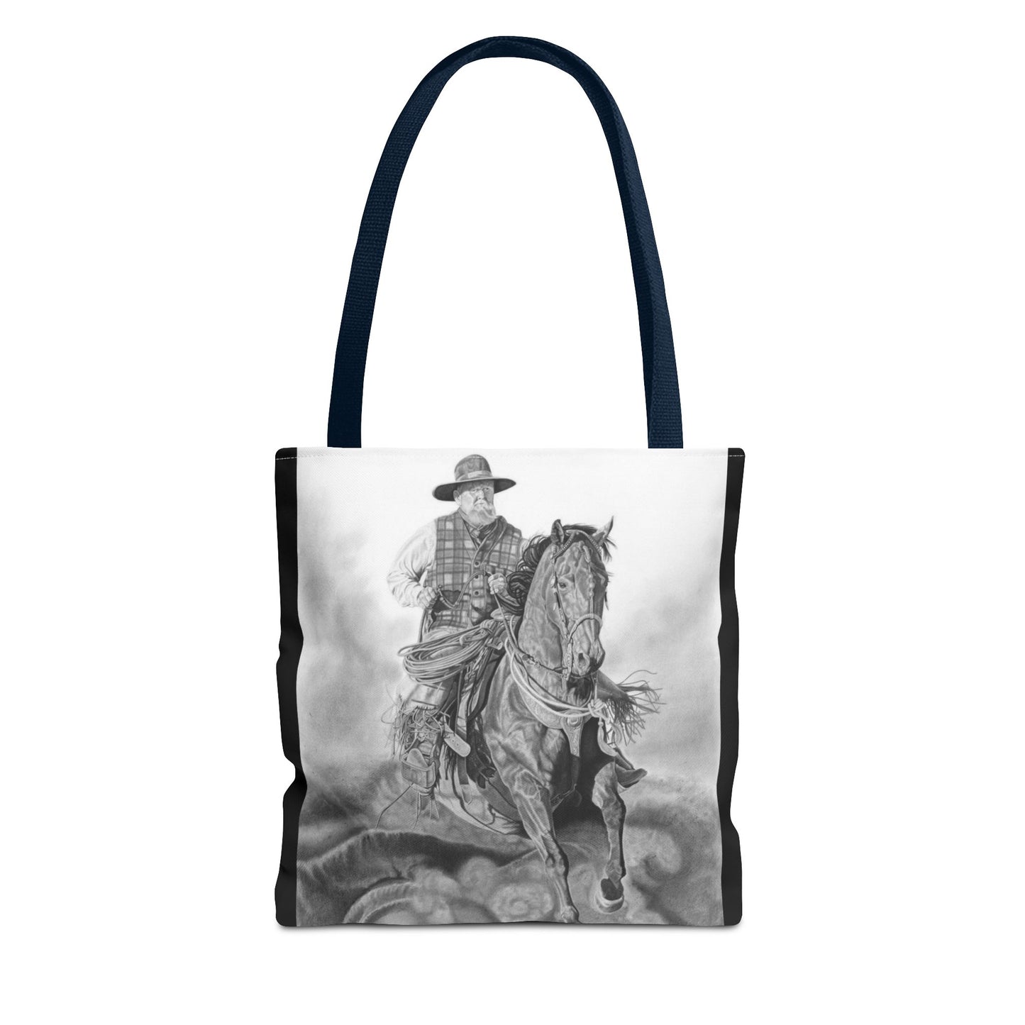 "Trouble  Up Ahead" Tote Bag, Western Style Shopping Tote, Equestrian Gift, Farmhouse Decor, Horse Lover Accessory