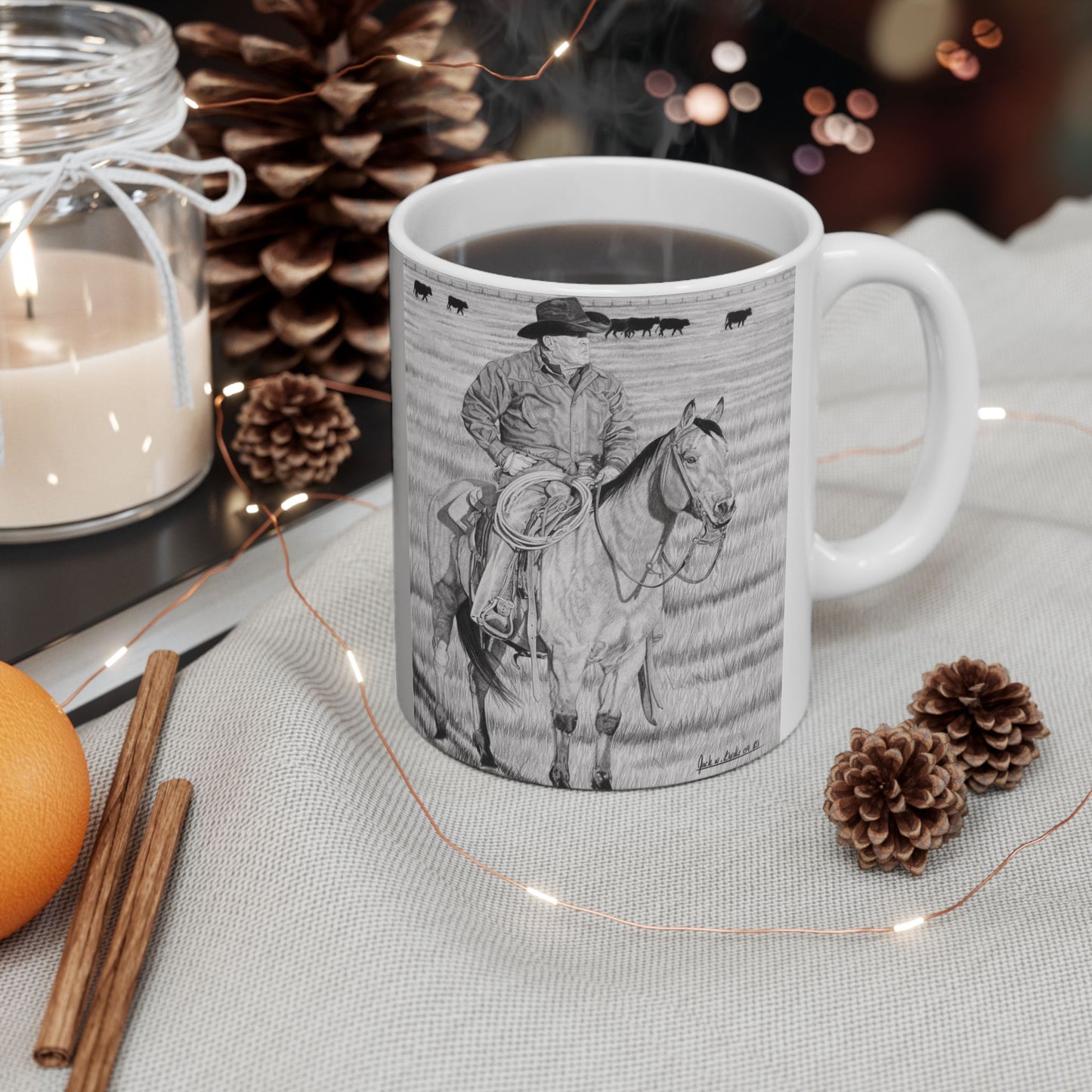 Coffee Mug, western style