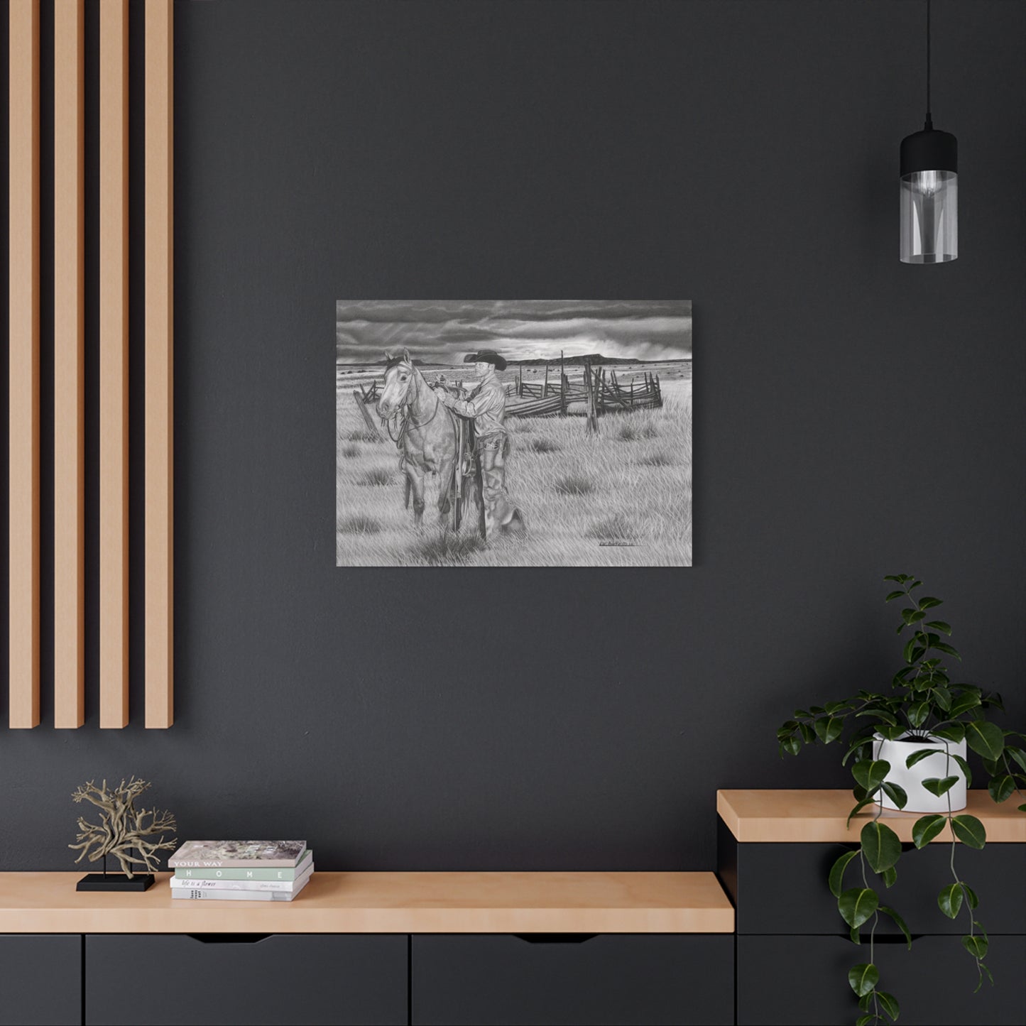 Canvas Art - Western Artwork, farmhouse