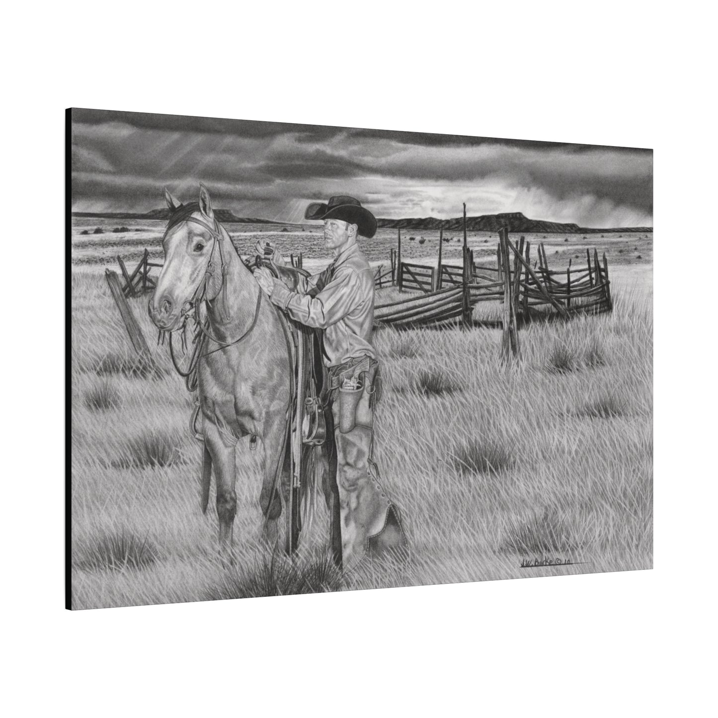 Canvas Art - Western Artwork, farmhouse