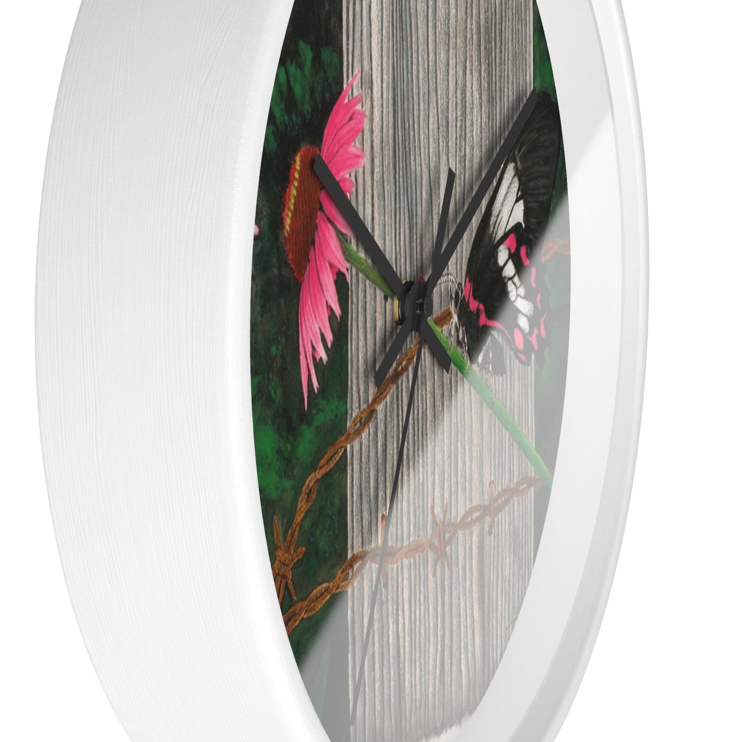 Wall Clock - Vintage Farmhouse Decor, Western Theme Timepiece, Country Home Accent, Horse Lover Gift, Unique Wall Art