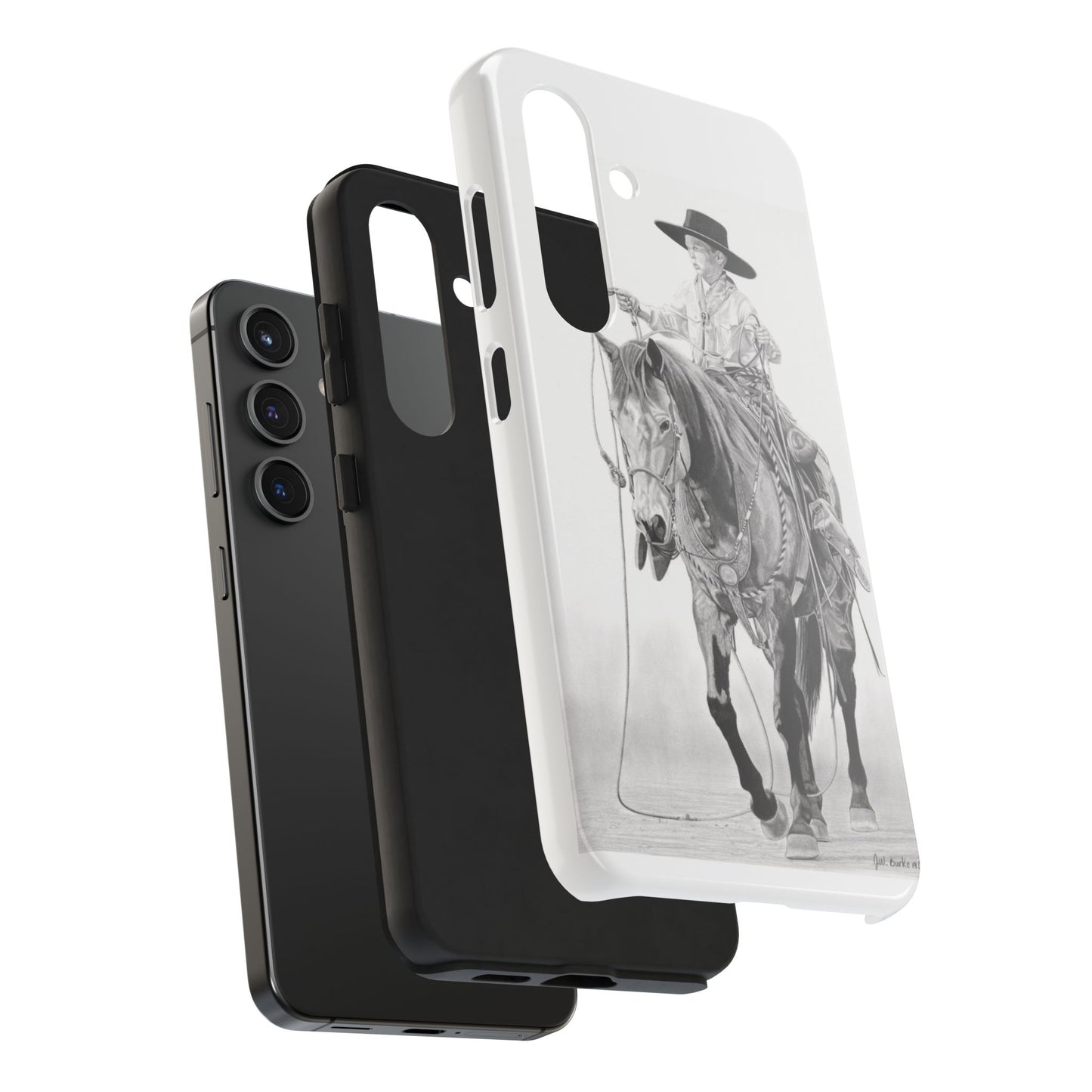 Phone Cases, Cowboy Design, Tough Protection, Gift for Him, Ranch Decor, Durable Style