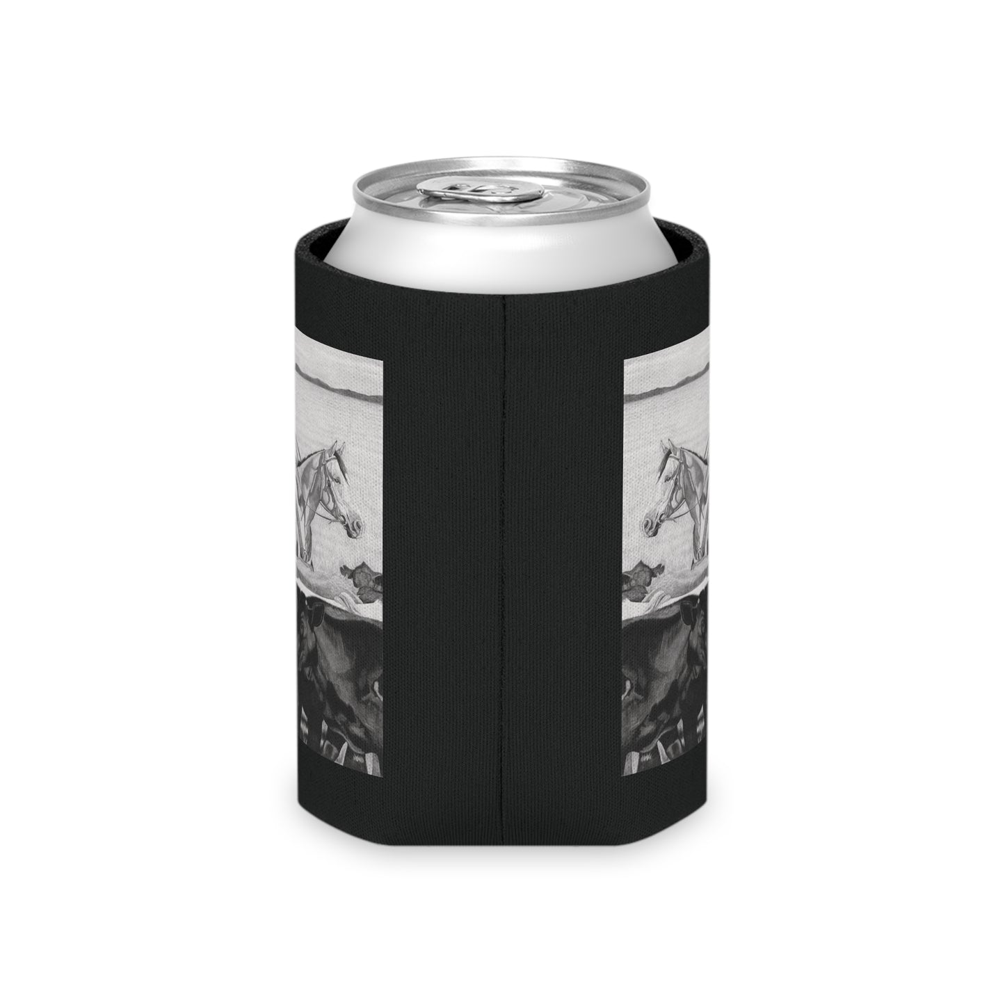 Can Cooler, Western Beverage Sleeve, Outdoor Party Gear, Country-Themed Drink Holder, Ideal for BBQs & Tailgates