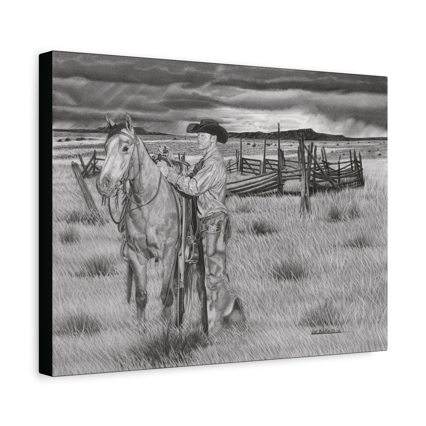 Canvas Art - Western Artwork, farmhouse
