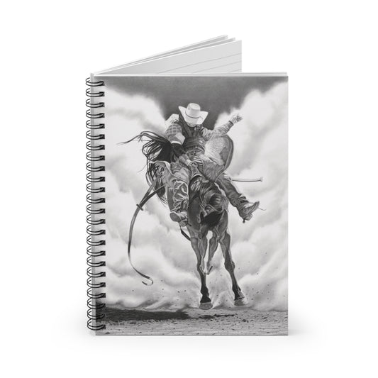 "Storm a Brewing " Espiral Notebook - Capturing the Spirit of the West, Journal for Equestrian Lovers, Western Art Gift, Cowpoke Writing Pad, [...]