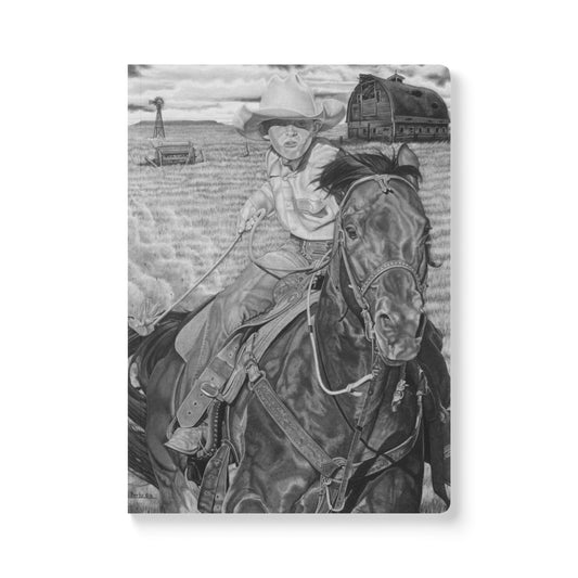 "The Real Billy The Kid" Native American Wildlife Softcover Journal, Notebook for Writing, Artistic Gift, Travel Journal, Eco-Friendly Stationery, Unique Artwork
