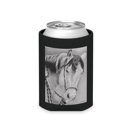 "Watcha lookin at" Western Art Can Cooler