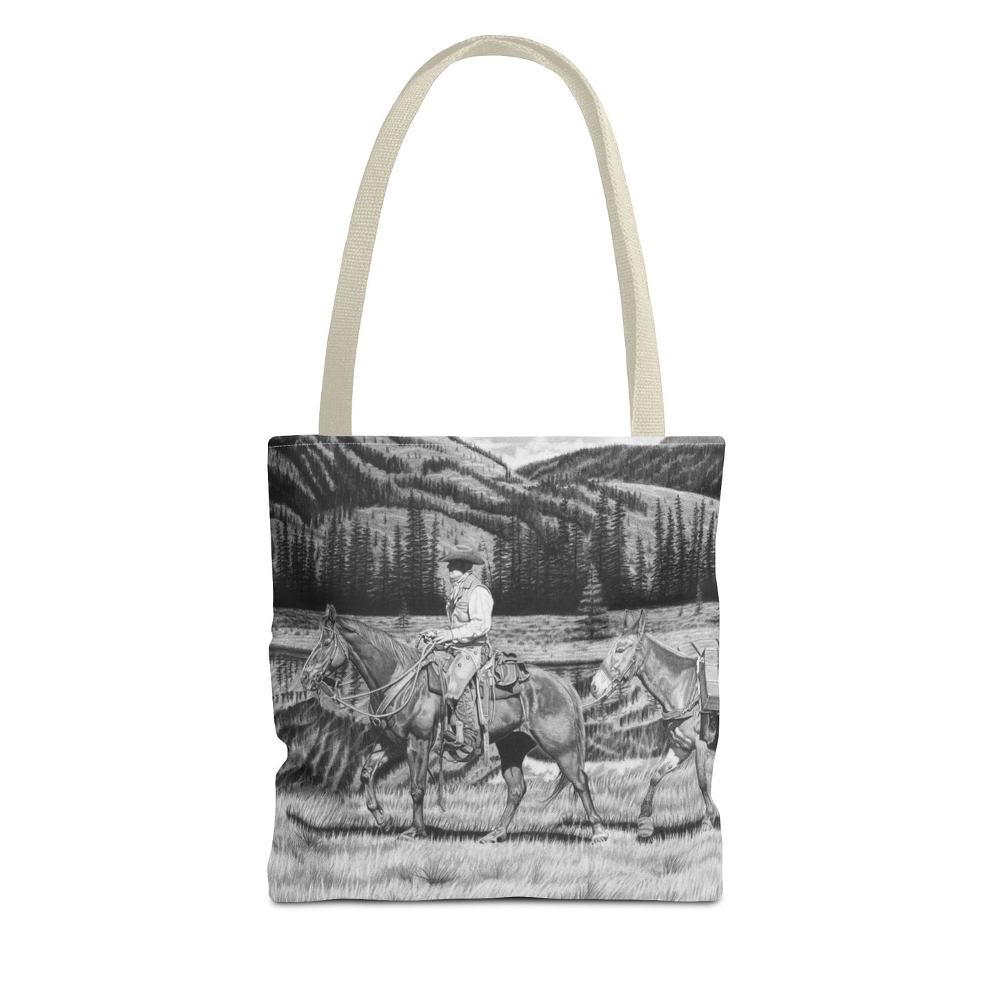 "Still Day on the Trail"  Western Art Tote Bag
