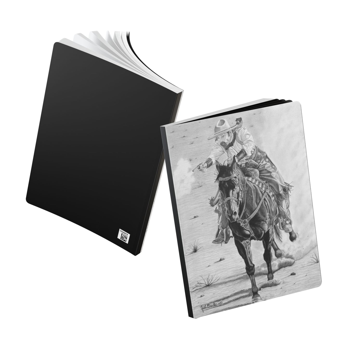 Softcover Journal, Notebook for Writing, Artistic Gift, Travel Journal, Eco-Friendly Stationery, Unique Artwork